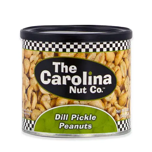 Dill pickle flavored peanuts from Carolina Nut