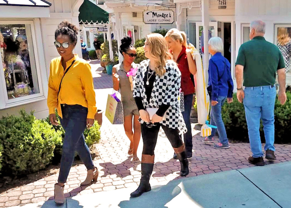 shopping in downtown Blowing Rock
