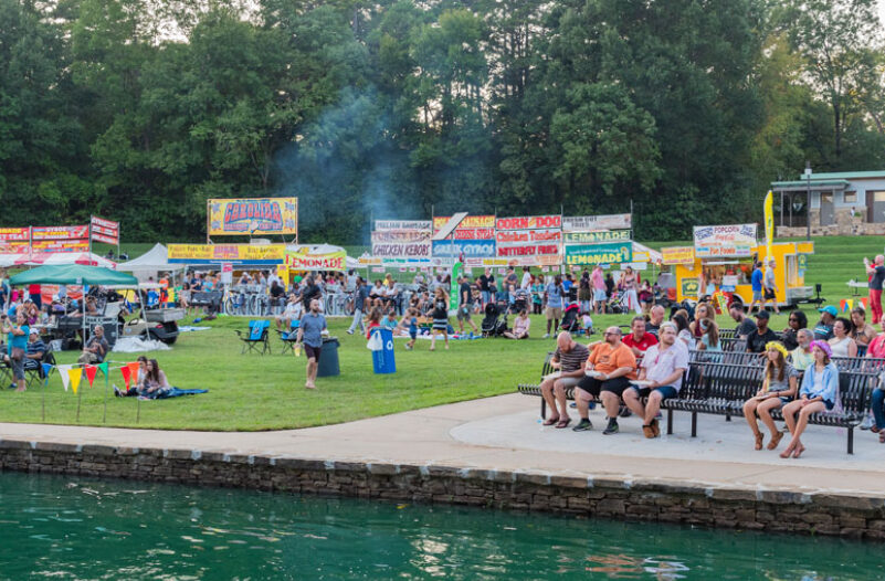 Festival in the Park is one of the best things to do in Charlotte NC in the fall