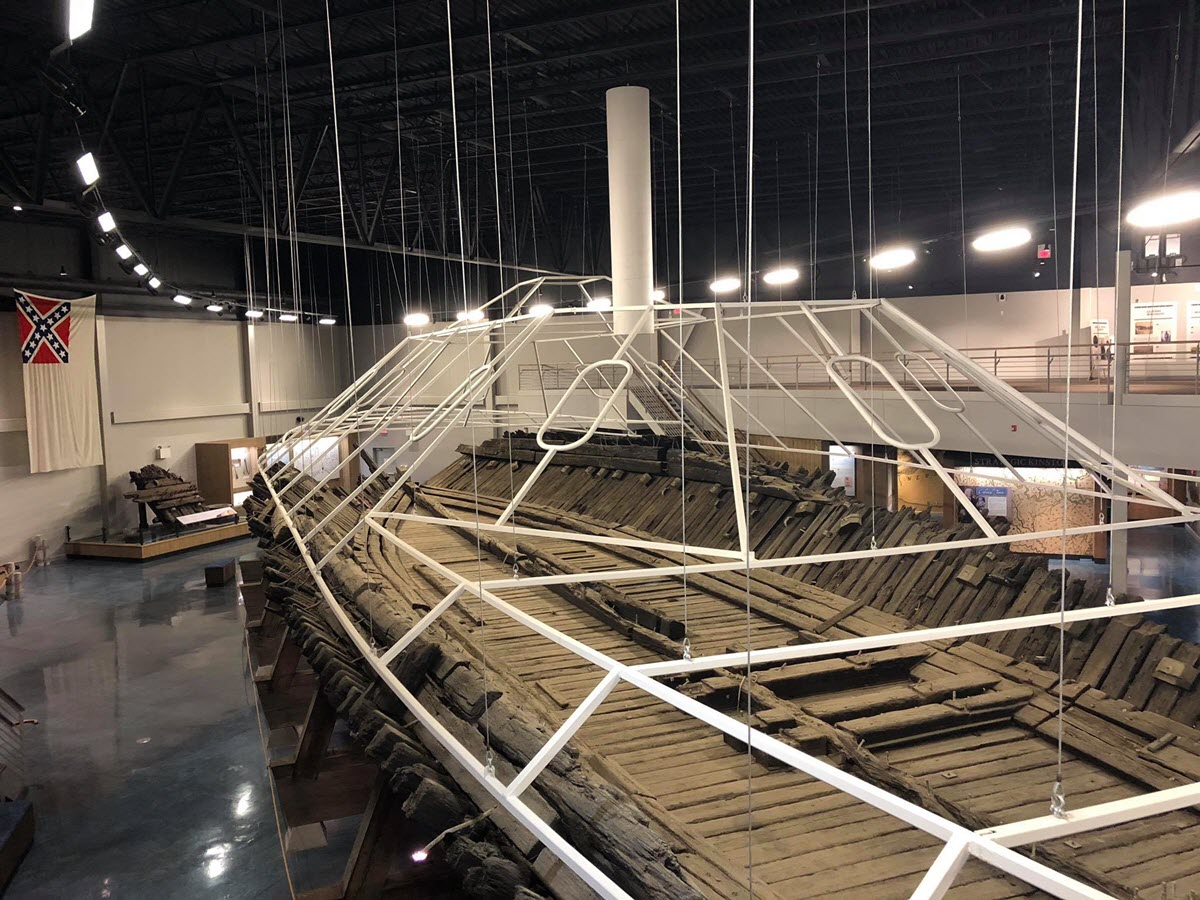 Recovered Confederate ironclad CSS Neuse