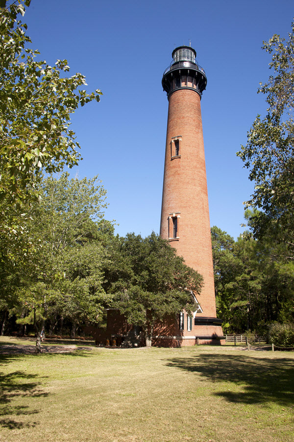 Currituck Beach lighthouse in Corolla