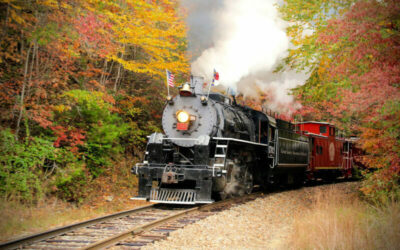 Take A Train Ride Through A Kaleidoscope Of Fall Colors
