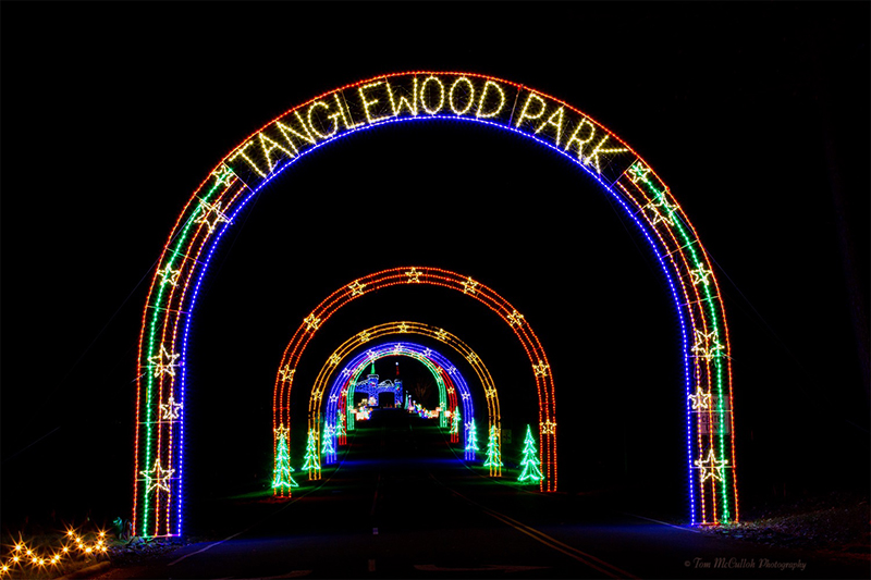 Tanglewood Festival of lights - drive through