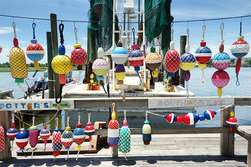 dock at southport, nc