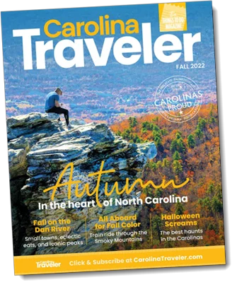 Carolina Traveler magazine cover fall 2022