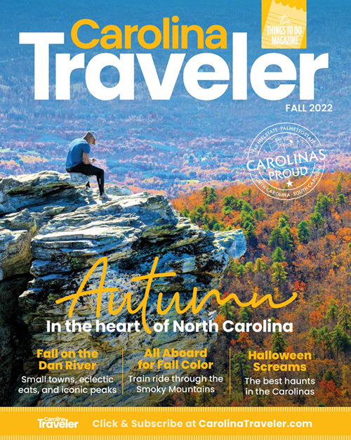 Cover image of Carolina Traveler magazine - fall 2022