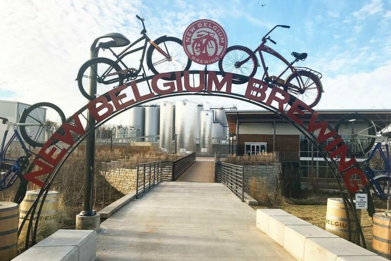 New Belgium Brewing in Asheville, NC.