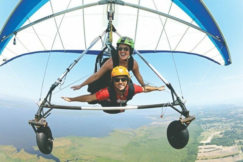 Kitty Hawk Kites hang-gliding is a great Fathers Day experience