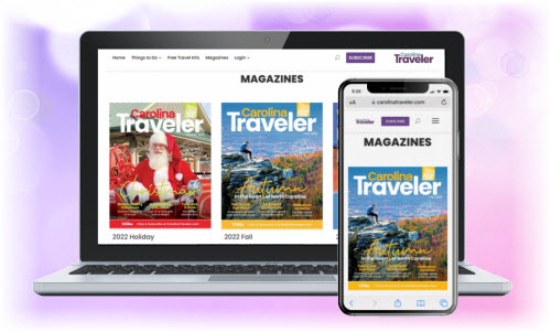 Carolina Traveler digital subscription features access by phone and computer