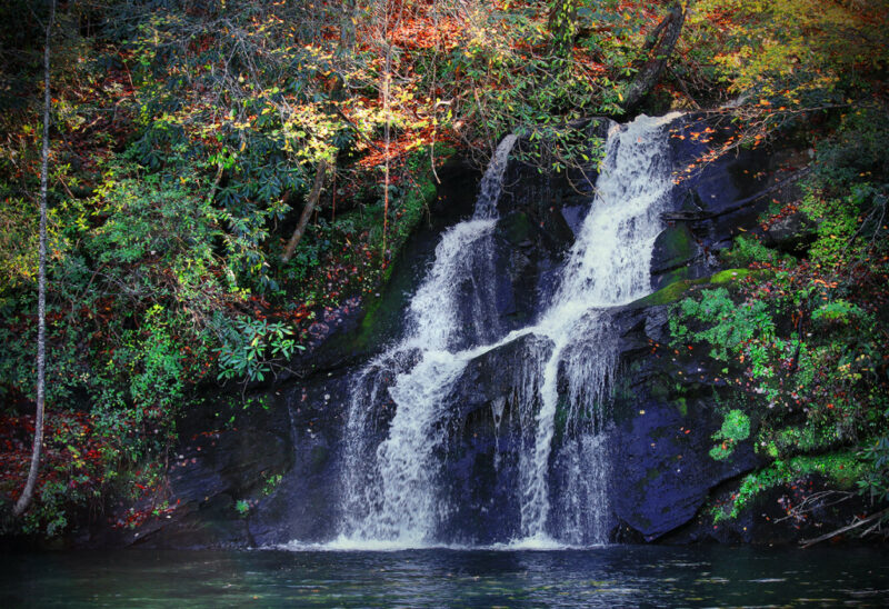 Mill's Creek Falls at Lake Jocassee