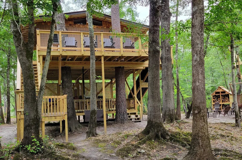 River Island Adventures treehouse