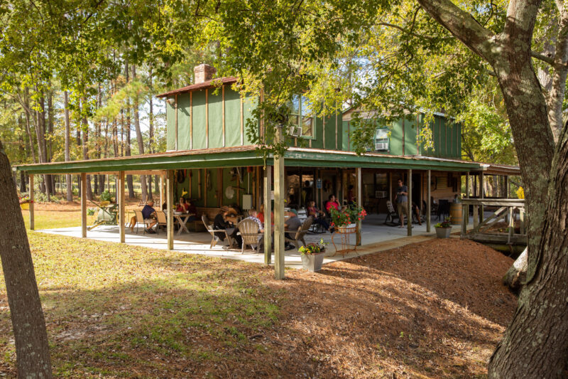 Drink North Carolina wine at Gregory Farms & Vineyard in Currie