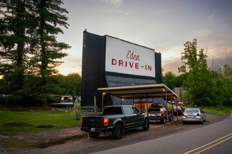 Entrance to the Eden Drive-In in Eden, NC
