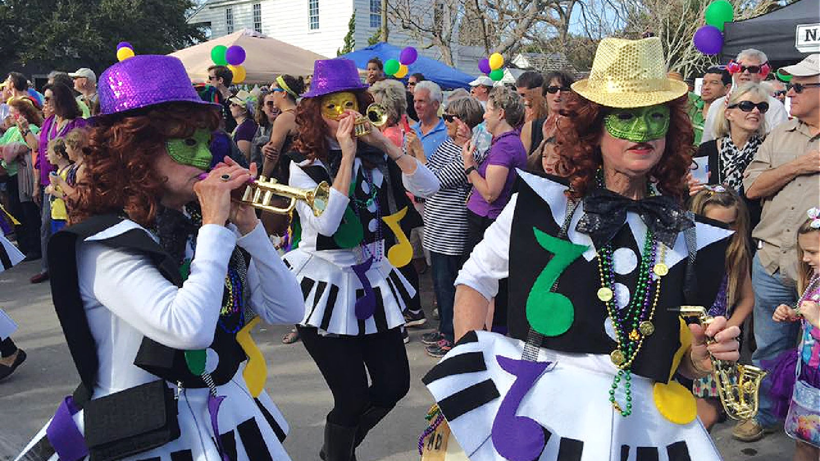 Mardi Gras parade in Beaufort, NC