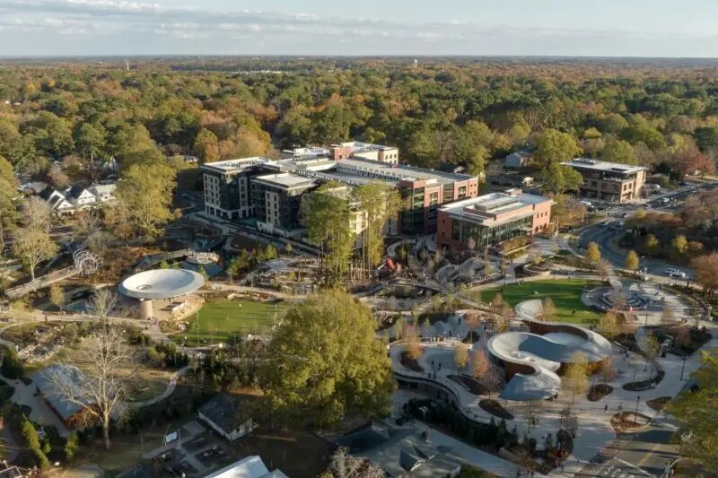 Overview of Downtown Cary Park