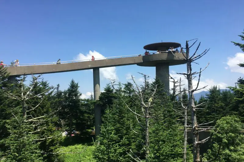View of the Clingman's Dome Observation Tower