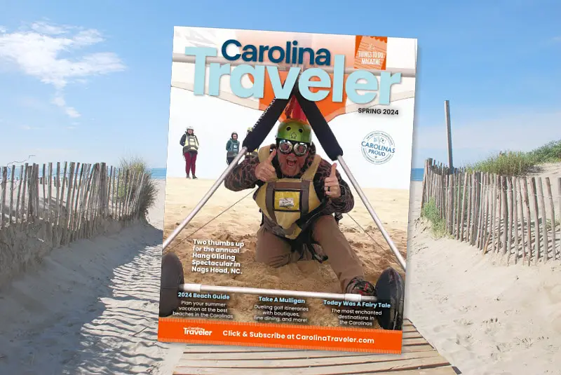 Carolina Traveler Spring 2024 beach promo