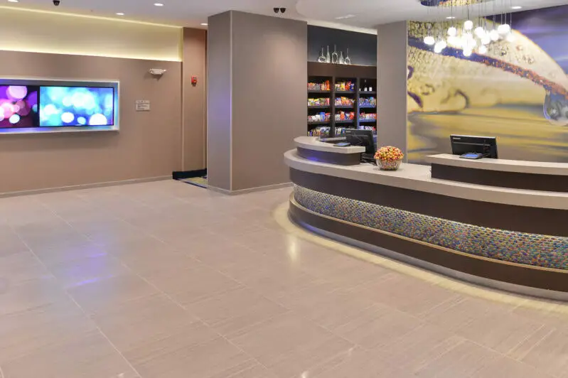 Cary NC hotels: SpringHill Suites by Marriott Raleigh/Cary front desk