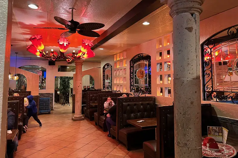 Inside the San Jose Mexican Restaurant