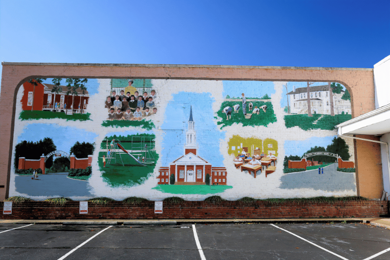 Downtown Thomasville NC mural