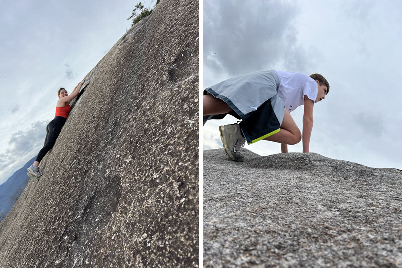Silly camera angles at Stone Mountain, NC