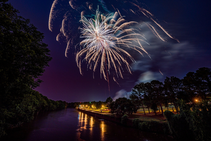 Greenville NC Juneteenth Jamboree fireworks show