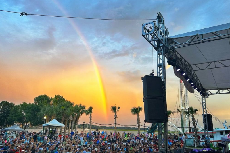 Concert at the Beaufort Water Festival SC