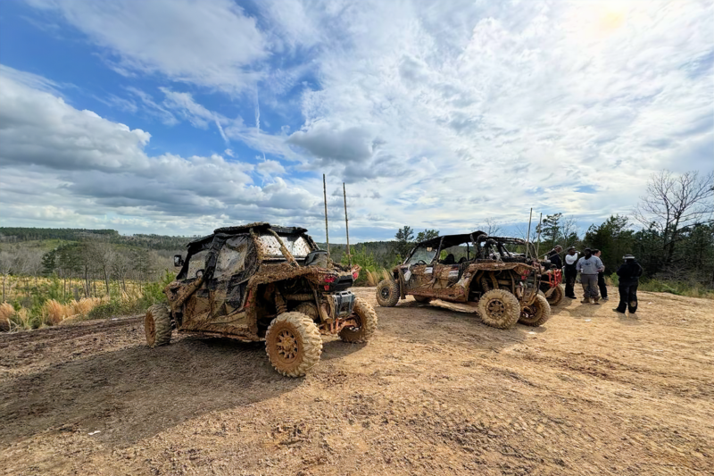 View at the end of a trail at Carolina Adventure World