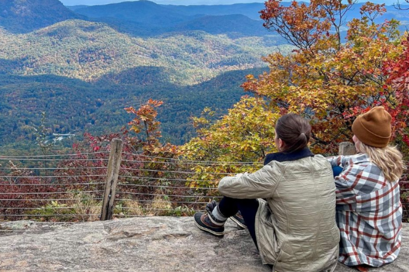 View of the Cashiers Valley from Whiteside Mountain