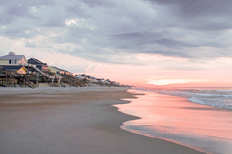 Fall sunsets on North Topsail Beach <3