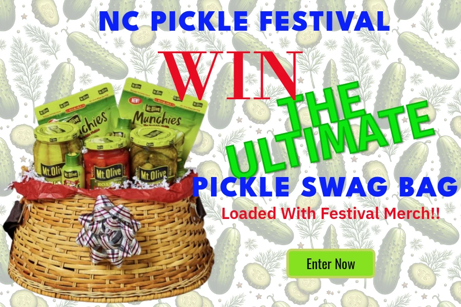 Advertisement for the Ultimate Pickle Swag Bag