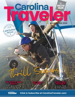 Carolina Traveler Magazine cover midsummer 2025