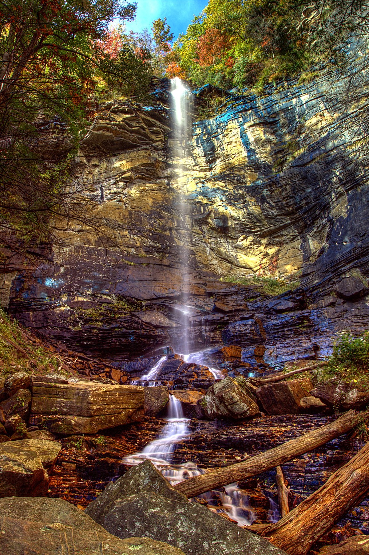 Rainbow Falls at Jones Gap Will Earn Every Step Jones Gap State Park, South Carolina, waterfall, granite