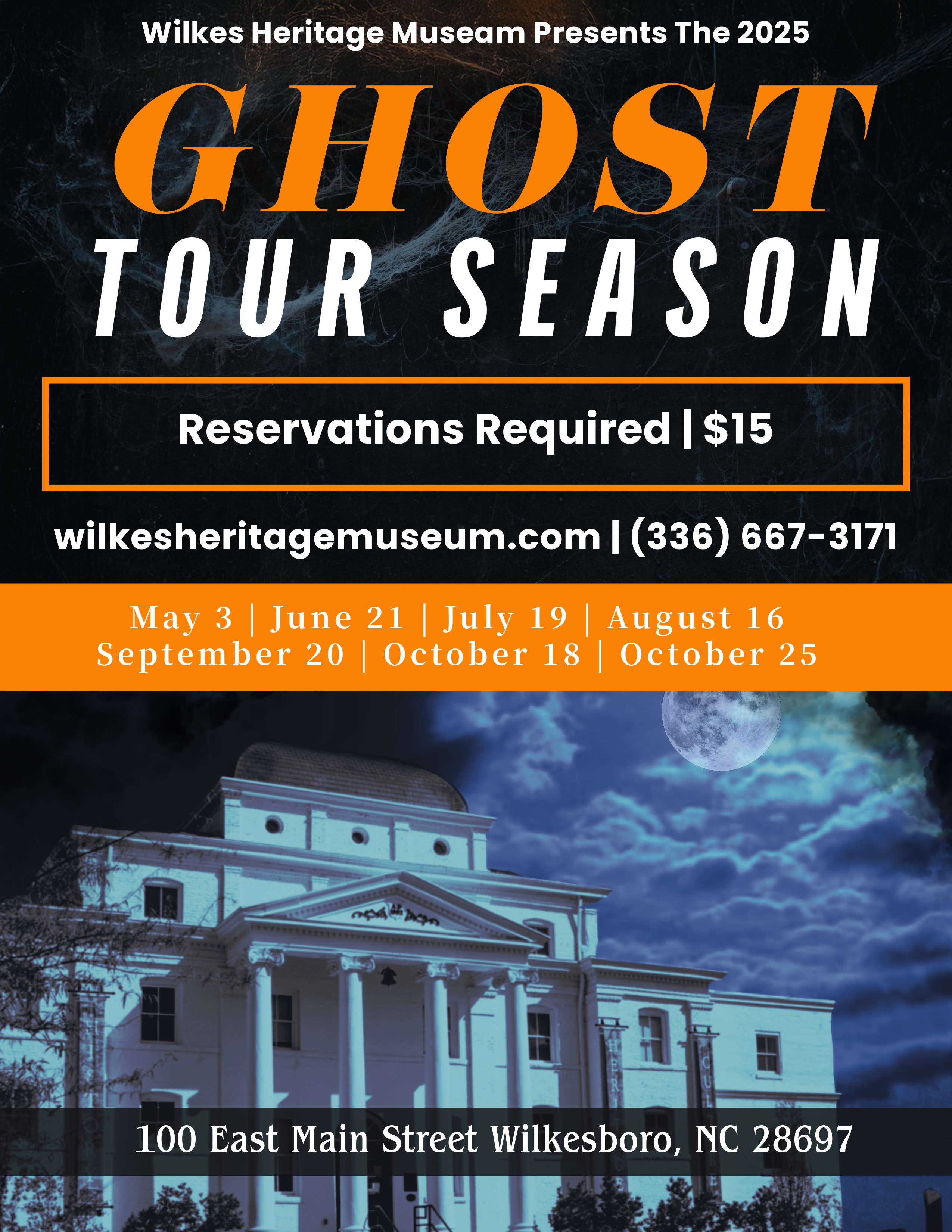 Ghost Tour Season